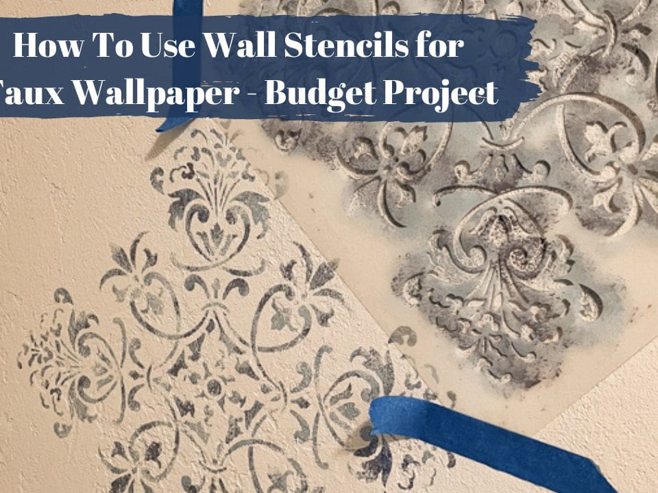 Floral wall stencils | Botanical painted stencil | Floral wallpaper –  STENCIL UP