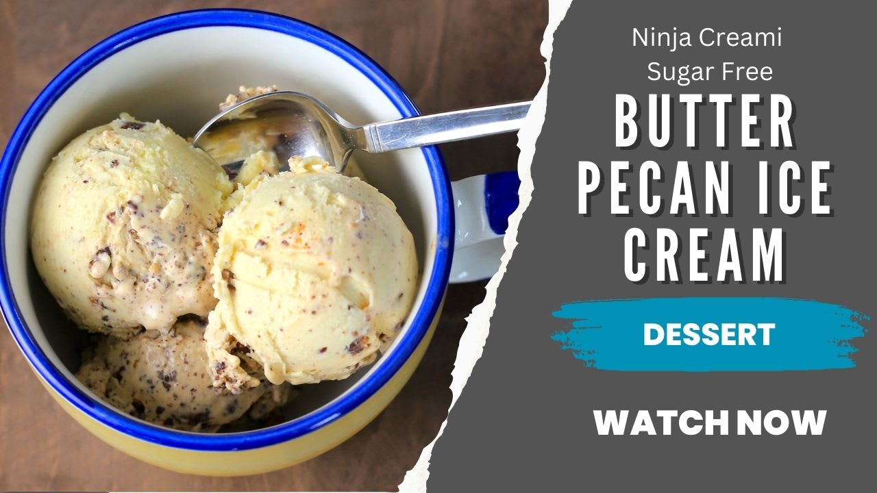Ninja Creami Snickers & Butterfinger Ice Cream Lite Coconut milk