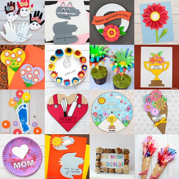 15 Mother's Day Crafts For Kids - Homemade Craft Ideas for Kids to Give to  Mom