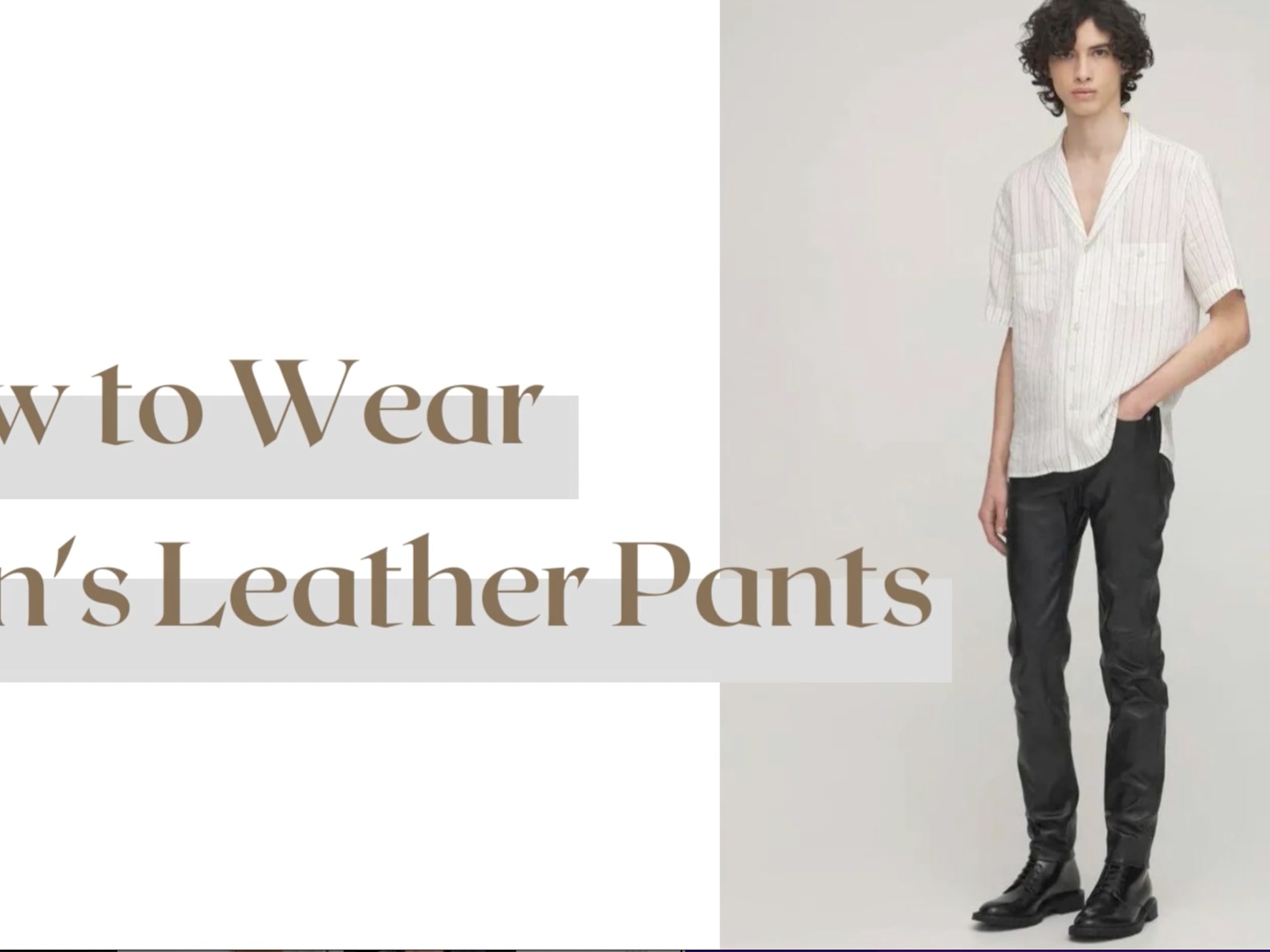 Guys in leather pants  Leather jeans men Mens leather pants Pants shirt  men
