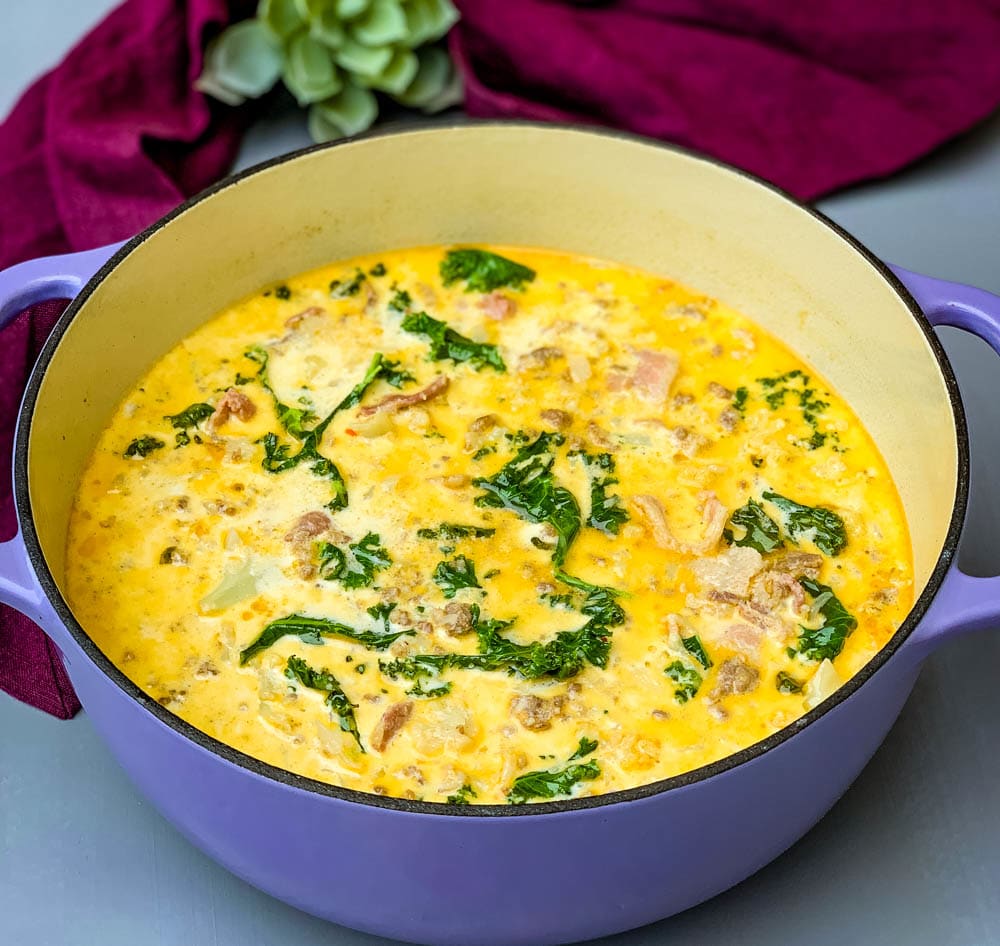 Easy Keto Low Carb Zuppa Toscana Soup