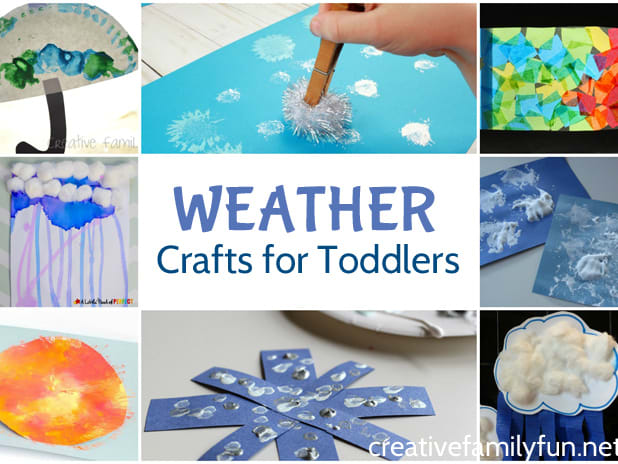 Weather Crafts for Toddlers - Frosting and Glue- Easy crafts, games,  recipes, and fun