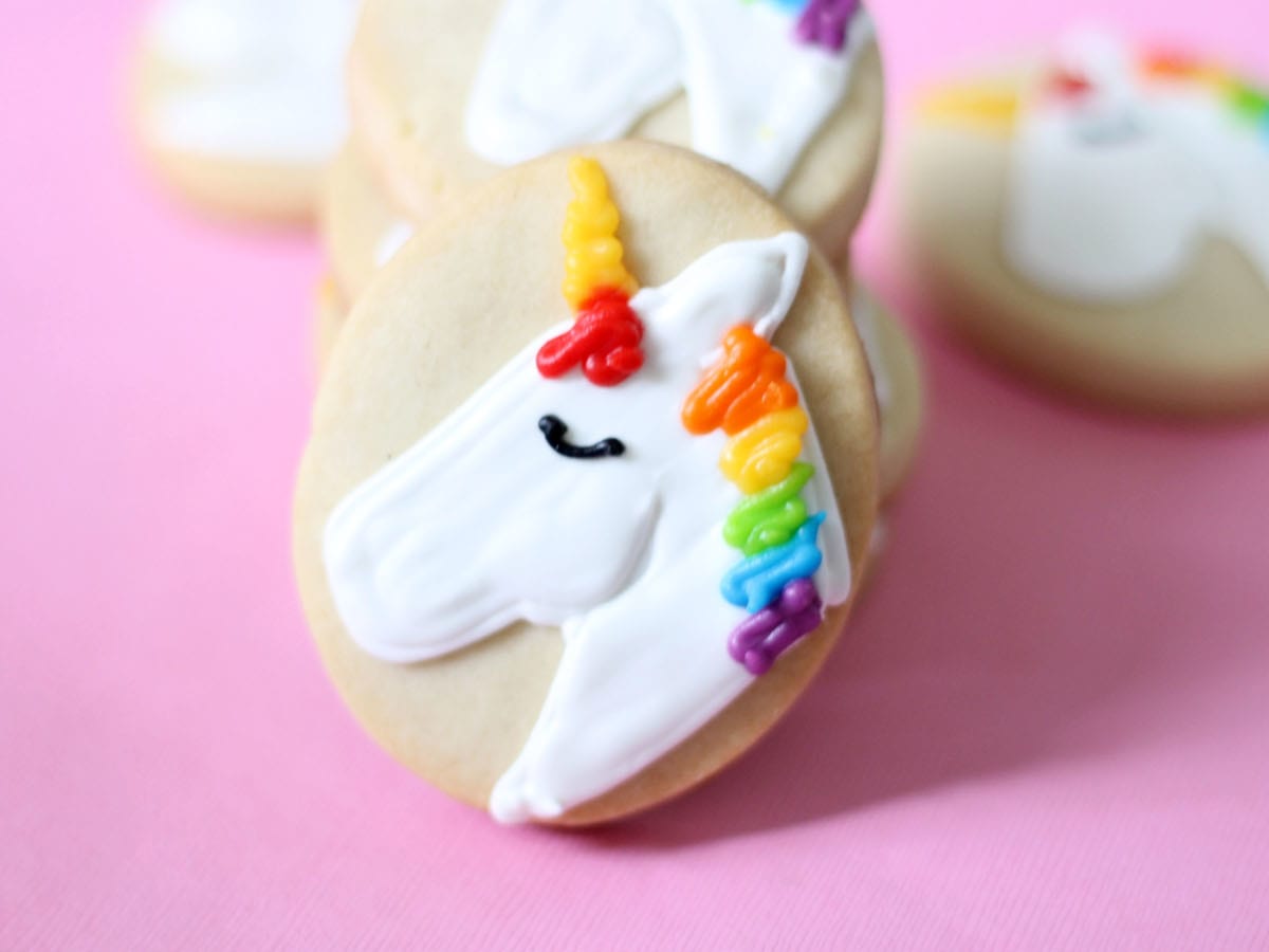 Unicorn Sugar Cookies: Easy Decorating Tutorial
