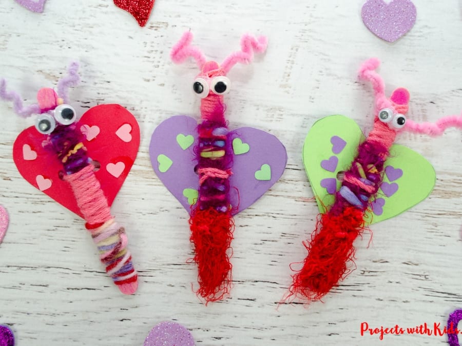 Valentine's Day Party Craft Heart Animals Template Valentine Craft  Supplies, Valentine Craft Kits, Valentine Craft Projects, Heart Craft 