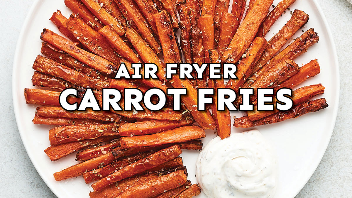 Crispy Air Fryer Carrot Fries No Cornstarch