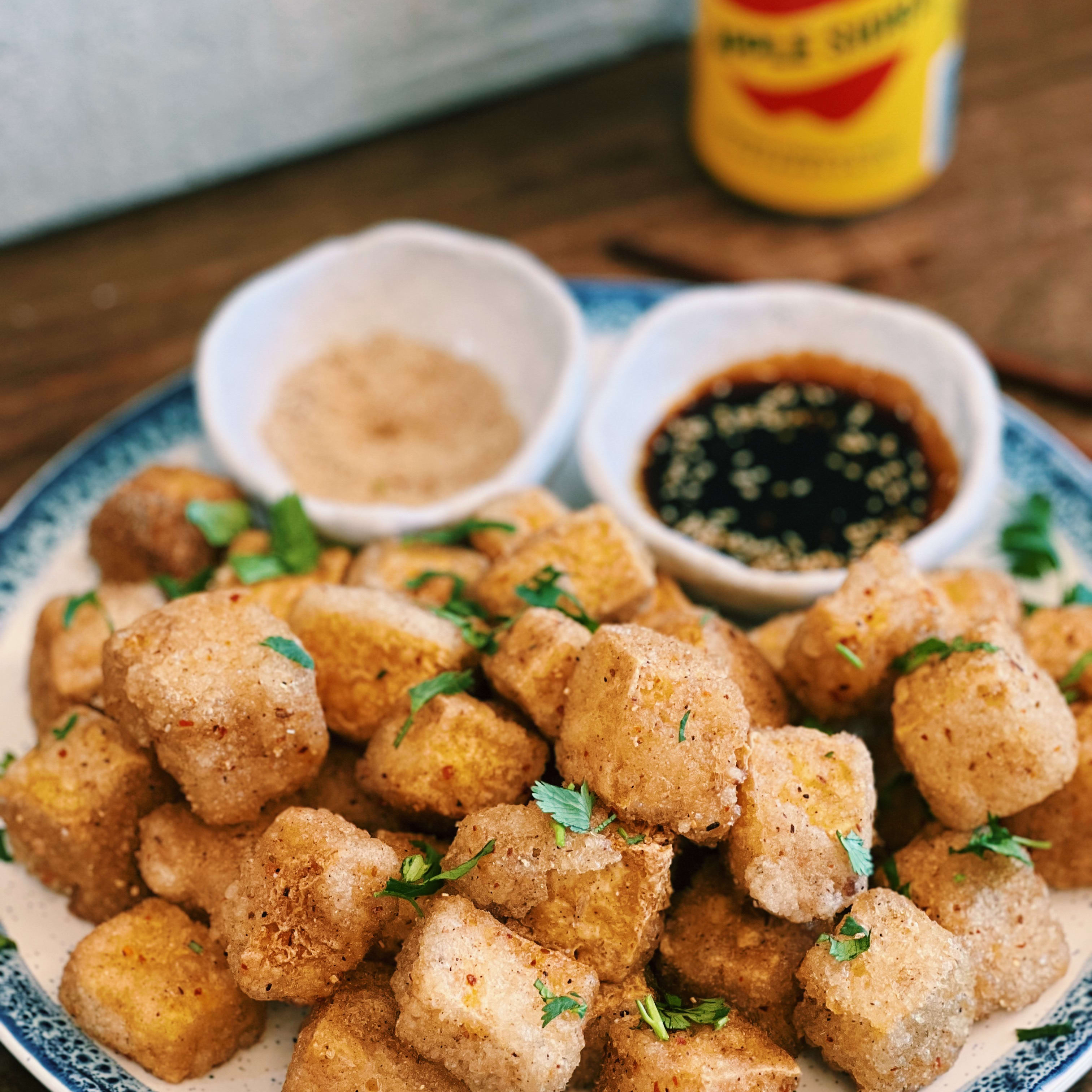 Salt And Pepper Tofu (EXTRA CRISPY!) Tiffy Cooks