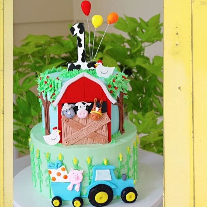 95+ Best Farm Cake Ideas (2023) Birthday Cupcakes, Party Theme & Toppers -  Birthday Cakes 2023