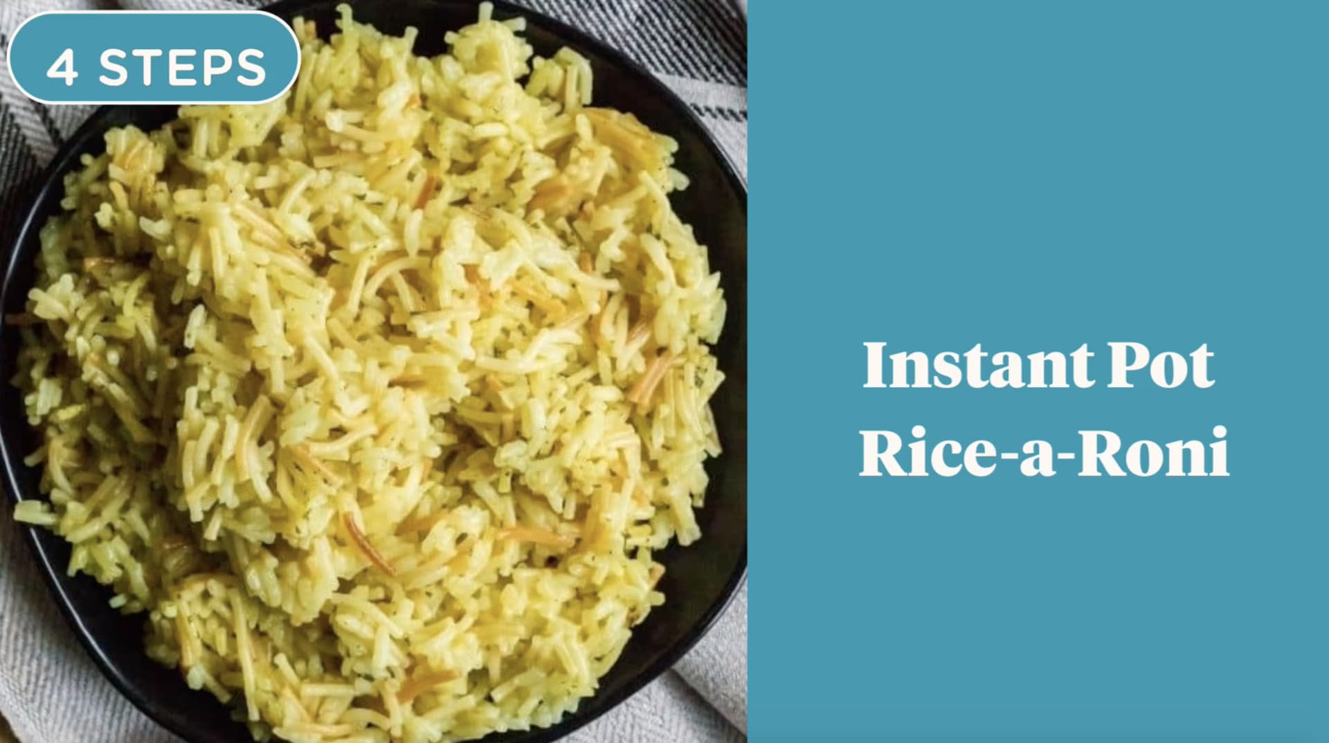Can you make rice a roni in an instant sale pot
