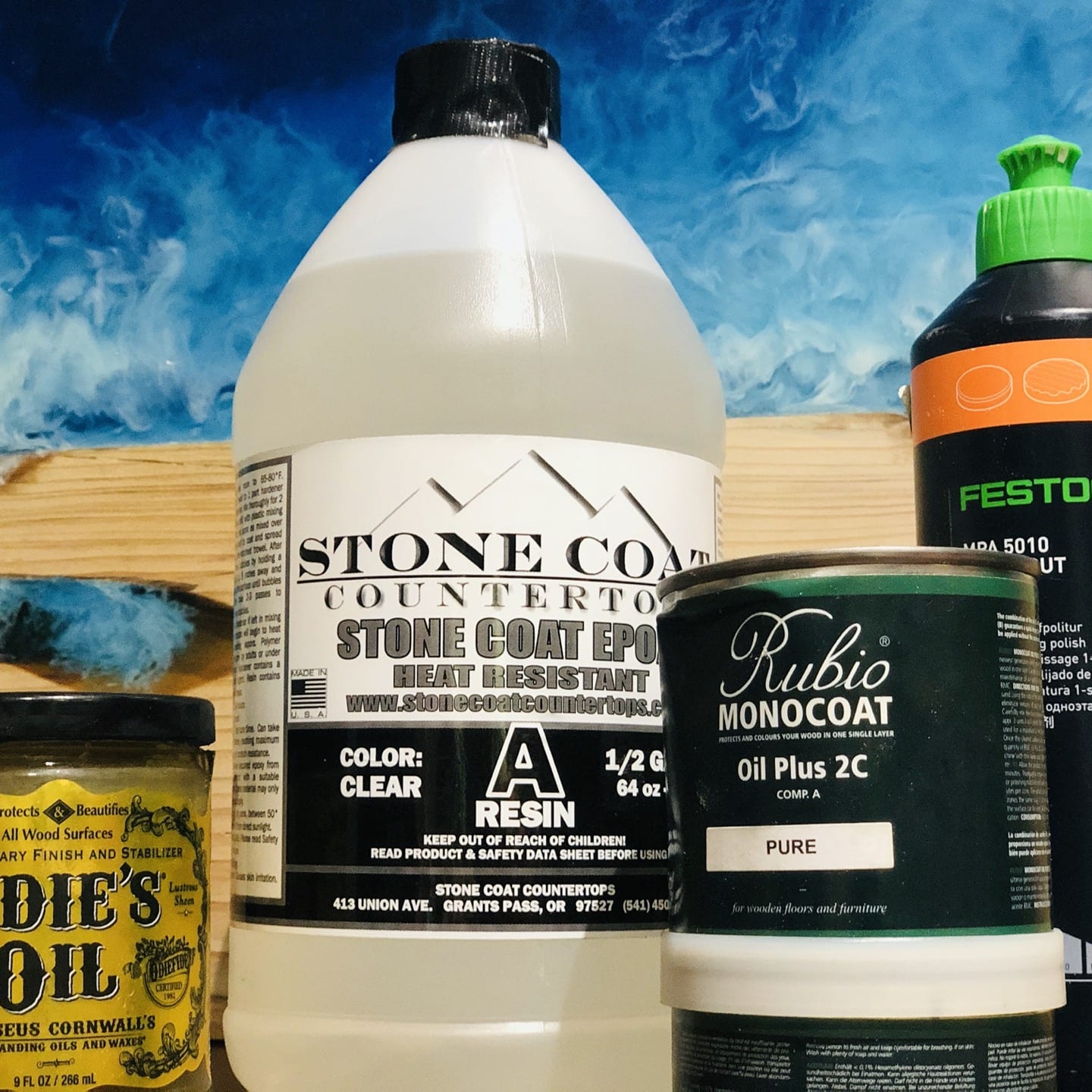 Polishing & Cleaning Kit for Epoxy Resin (Stone Coat Countertops) Remove  Scratches from Epoxy Projects After Sanding! Smooths Out Counters, Tables,  and Other Surfaces! 