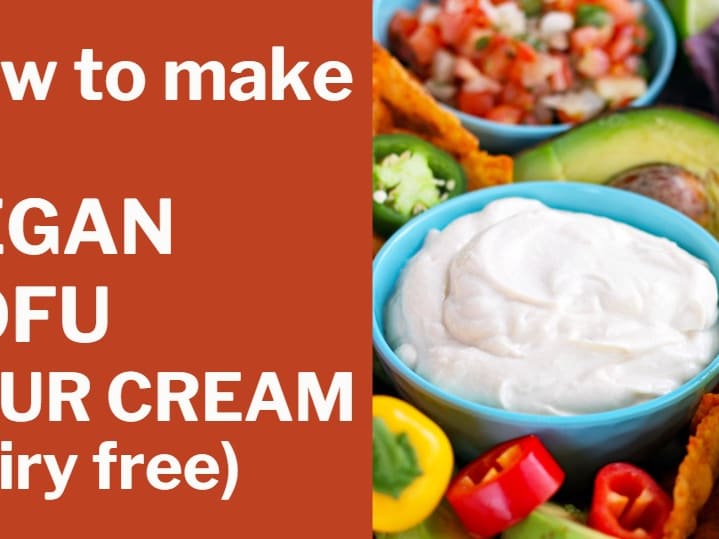 Easy Vegan Tofu Sour Cream Recipe (Plant-based, Low-fat) - Shane & Simple