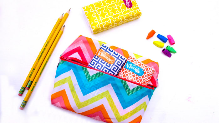 Back to School DIY Pencil Case with Zipper