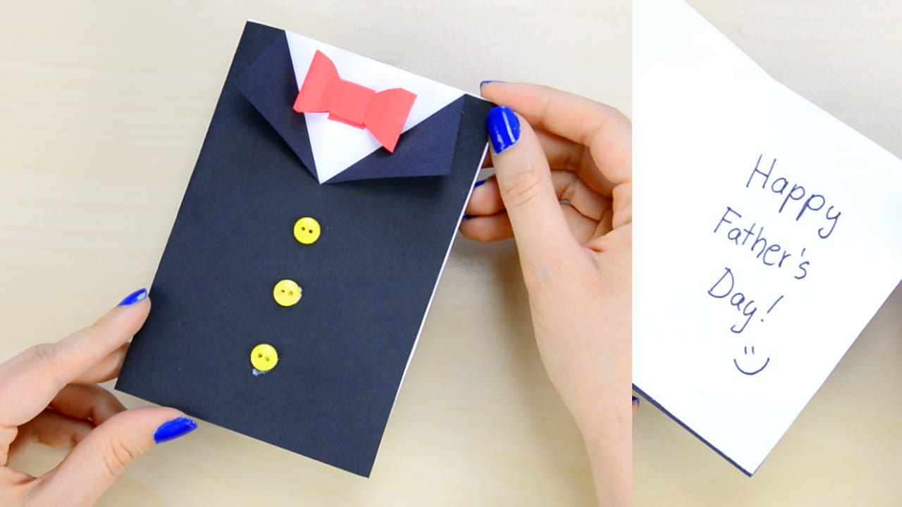 Easy DIY Father's Day Greeting Card Tutorial
