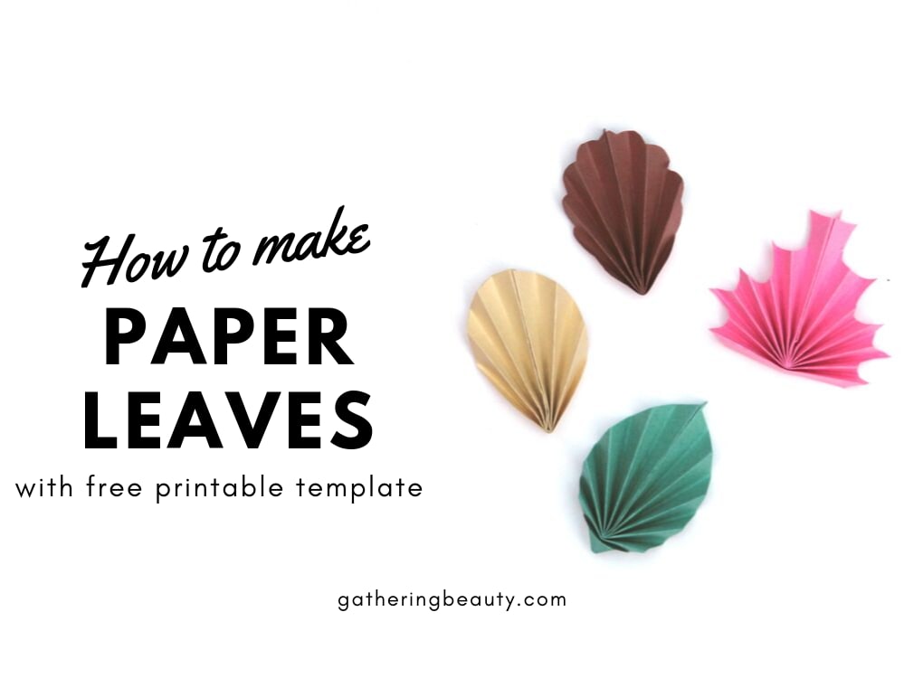 DIY Paper Leaves (Pattern Trick!) : 9 Steps (with Pictures) - Instructables
