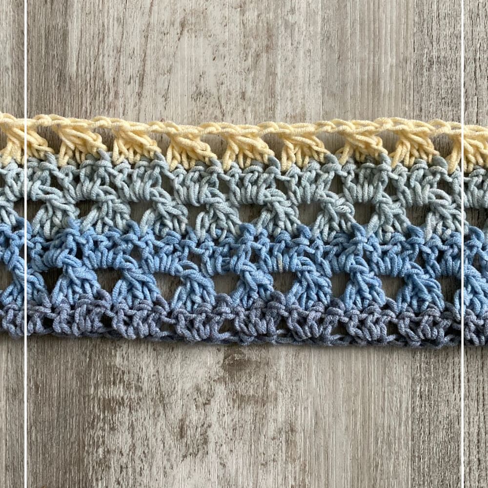 Crochet border for drunken granny blanket outlet