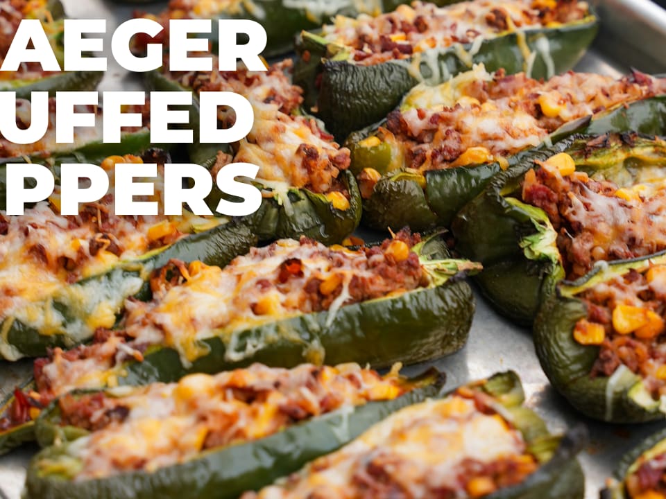 Traeger stuffed peppers sales