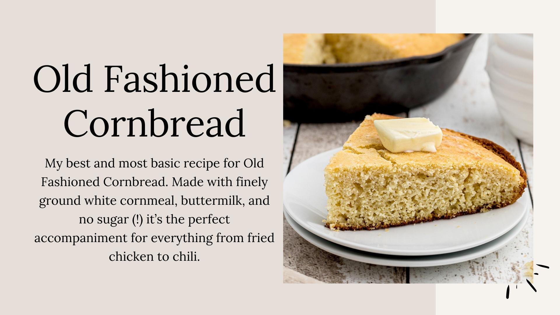 Cornbread Recipe - One Bow & Nine Ingredients - Gluten-Free!