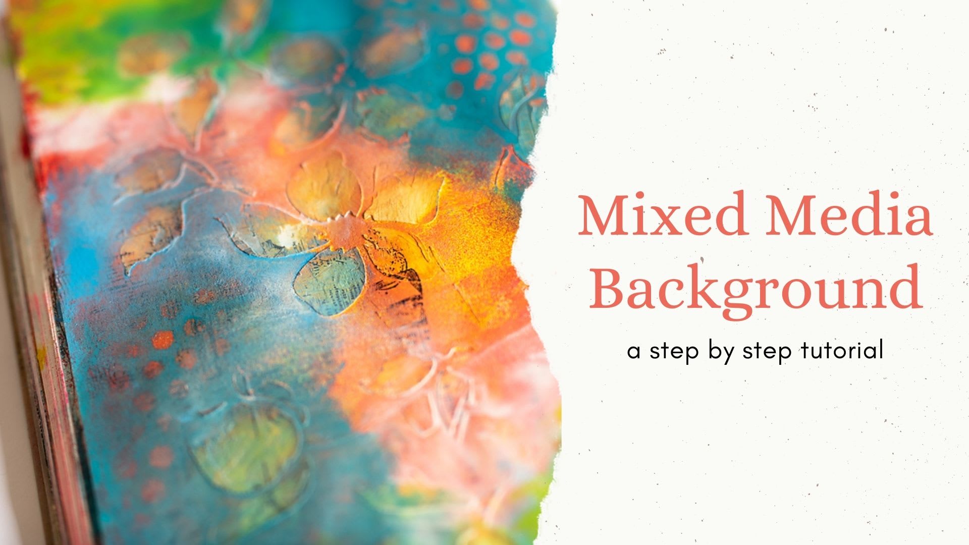 Fast And Easy Mixed Media Background Tutorials For Your Art Journal -  Artful Haven