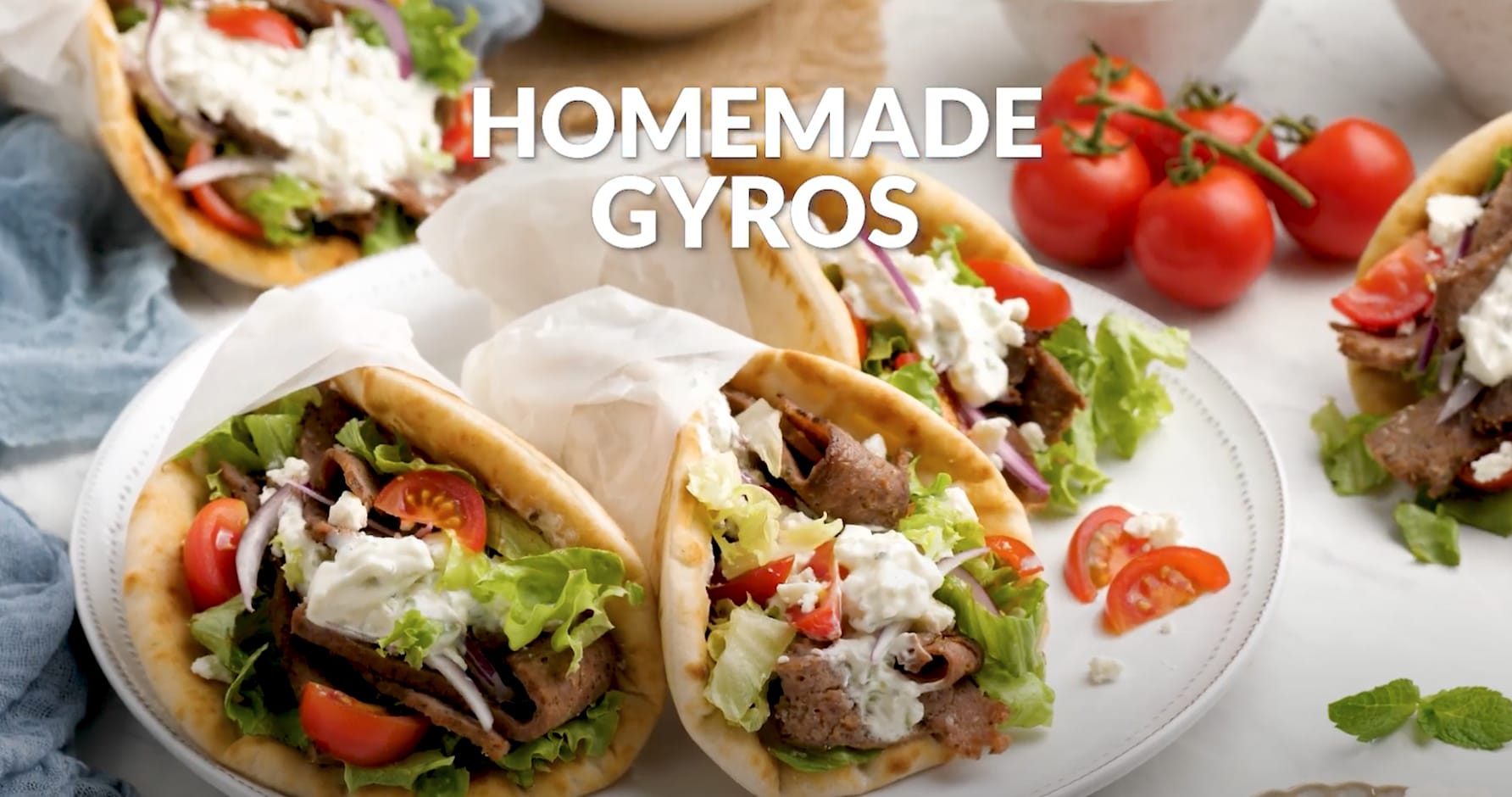 Gyro Recipe - How to make Homemade Gyros - Comfortable Food