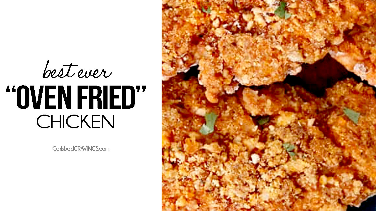 Crispy Oven Fried Chicken - The Big Man's World ®