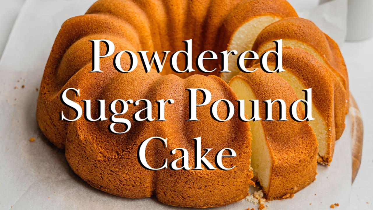 Powdered Sugar Pound Cake Recipe - Midwest Nice