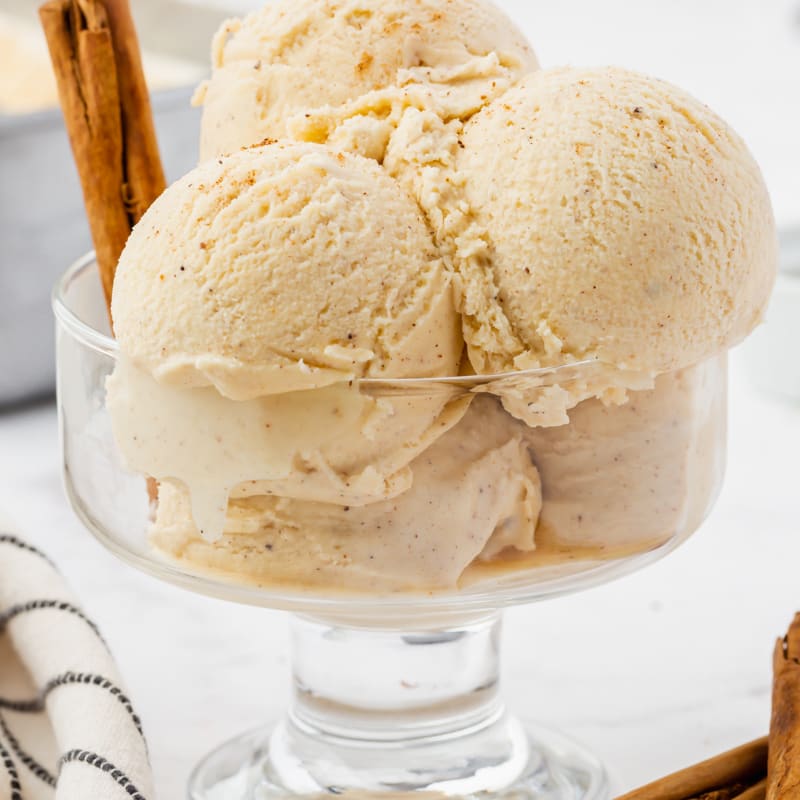 Eggnog ice cream best sale without ice cream maker