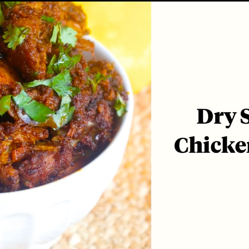 Dry Chicken Roast | Full of Flavor | Step by Step recipe with images