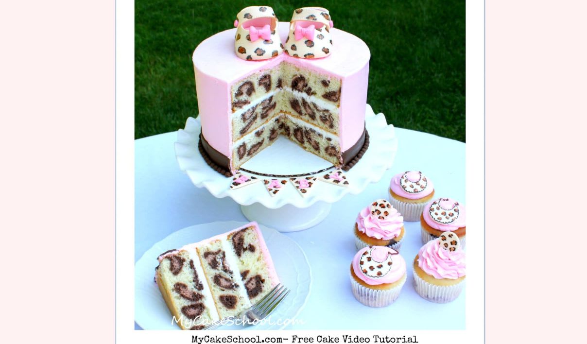 Animal Print Birthday Cake - Karen's Cakes