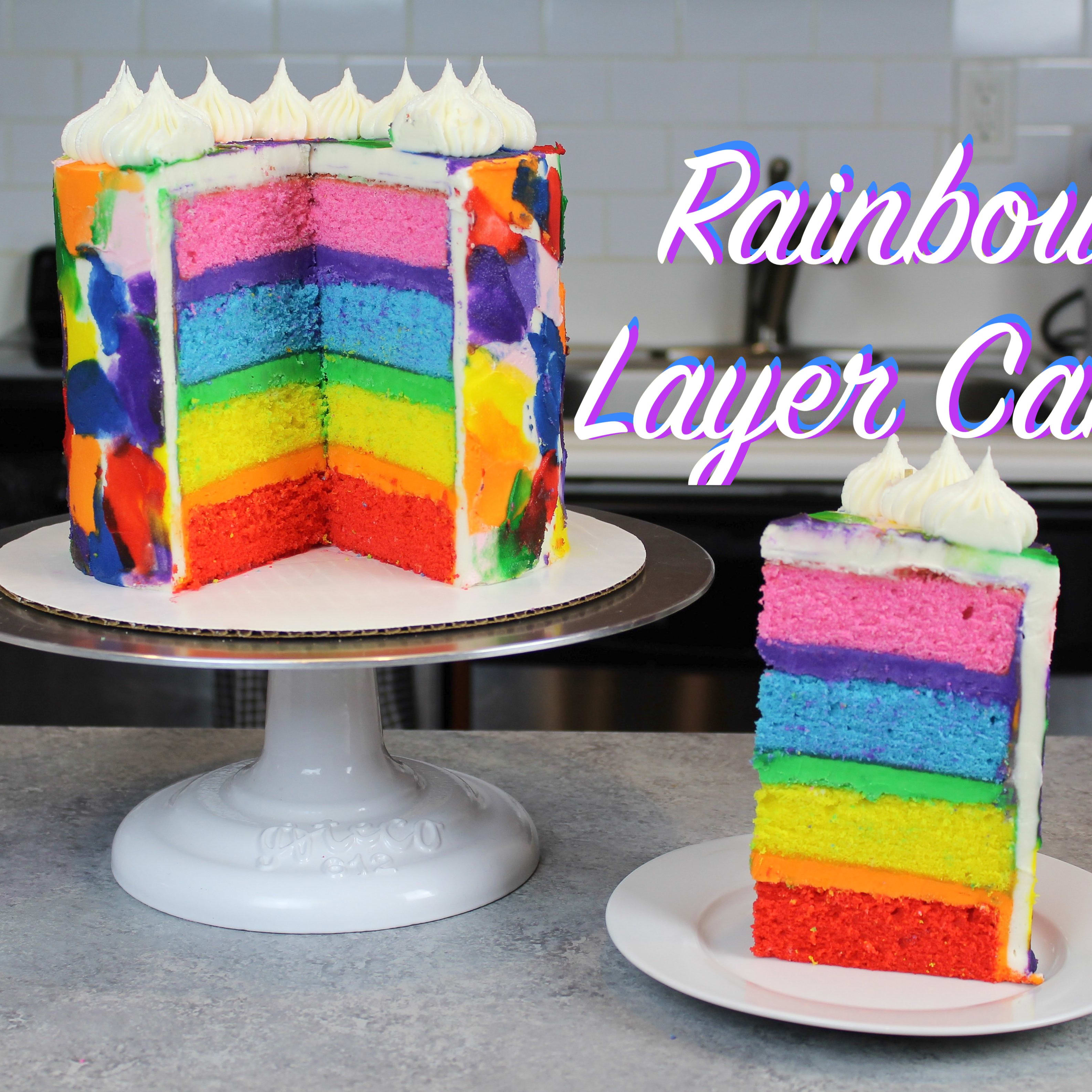 Rainbow Surprise Cake  Speedbump Kitchen