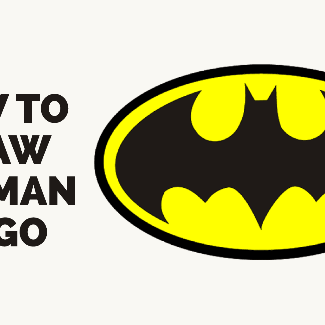 How to Draw Batman Logo | Easy Drawing Guides