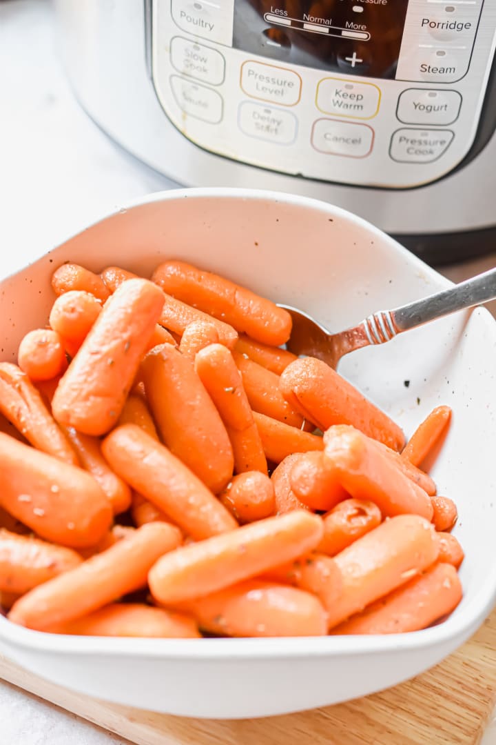 Pressure cook baby carrots online