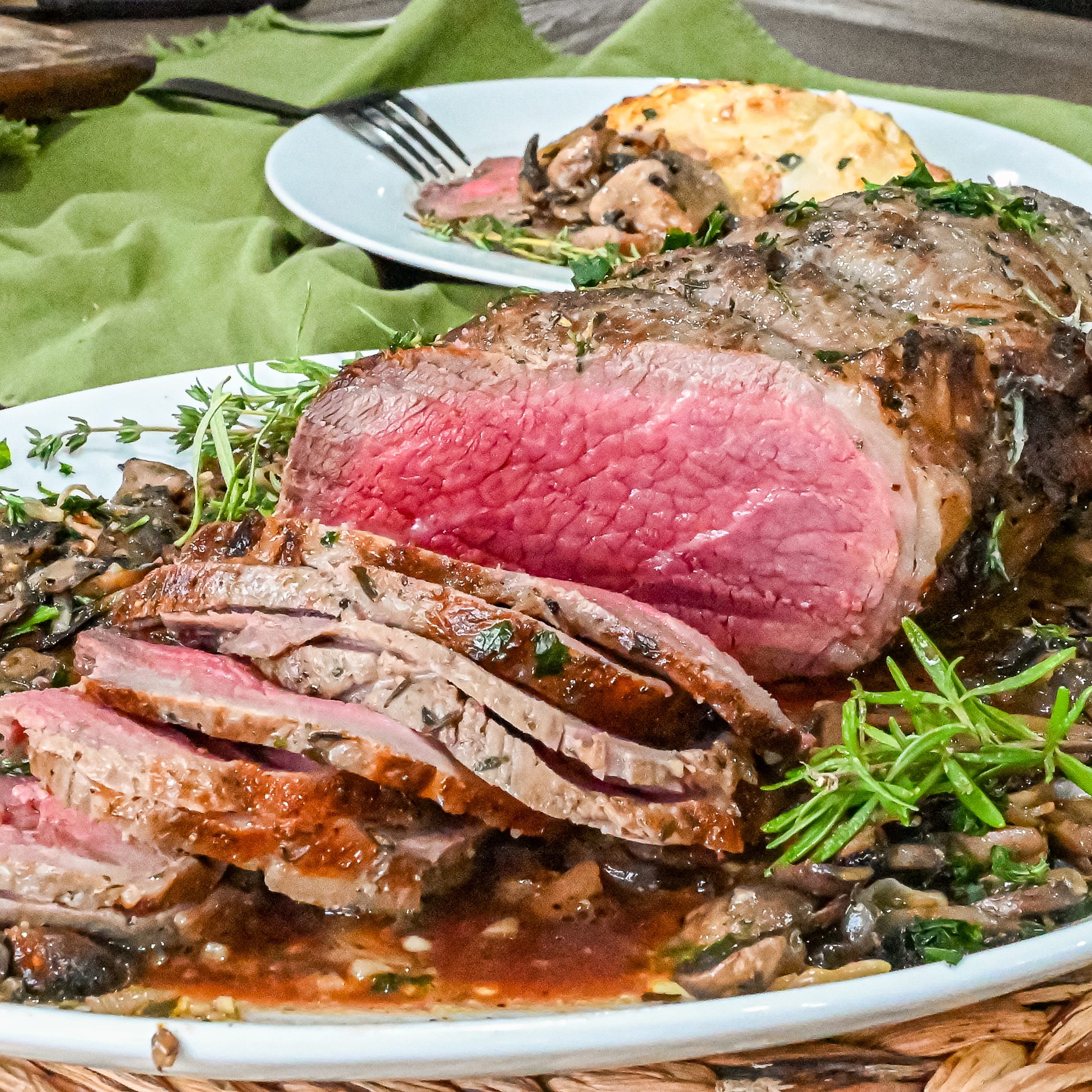 Herb Crusted Prime Rib Roast Recipe - Fed & Fit