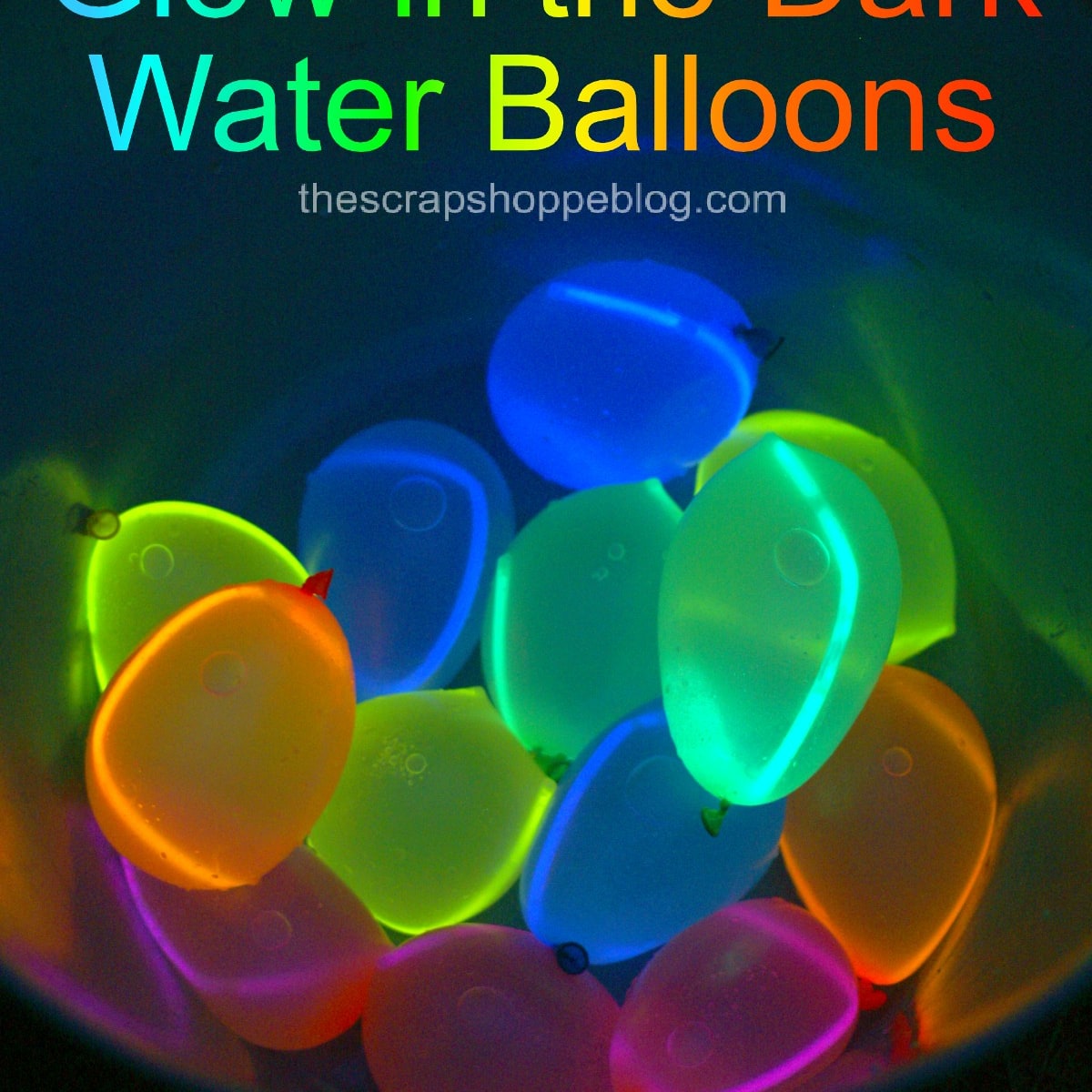Mini glow sticks for on sale balloons
