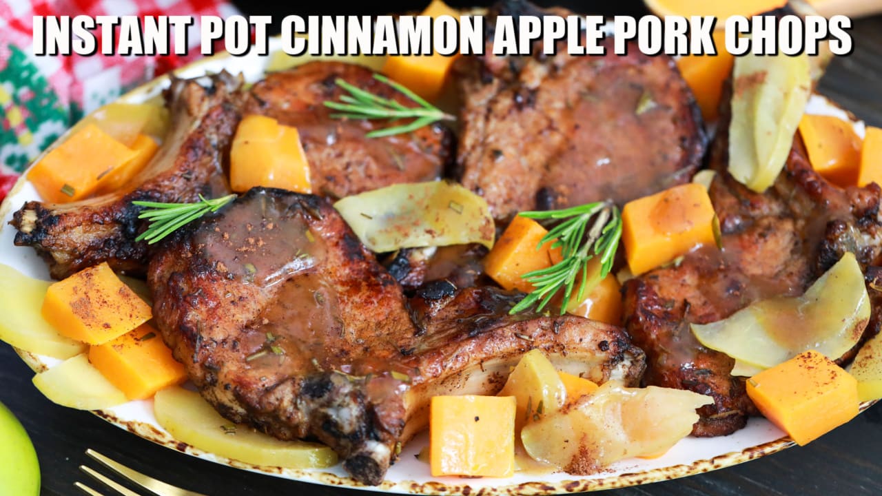 Instant pot autumn apple pork 2025 chops