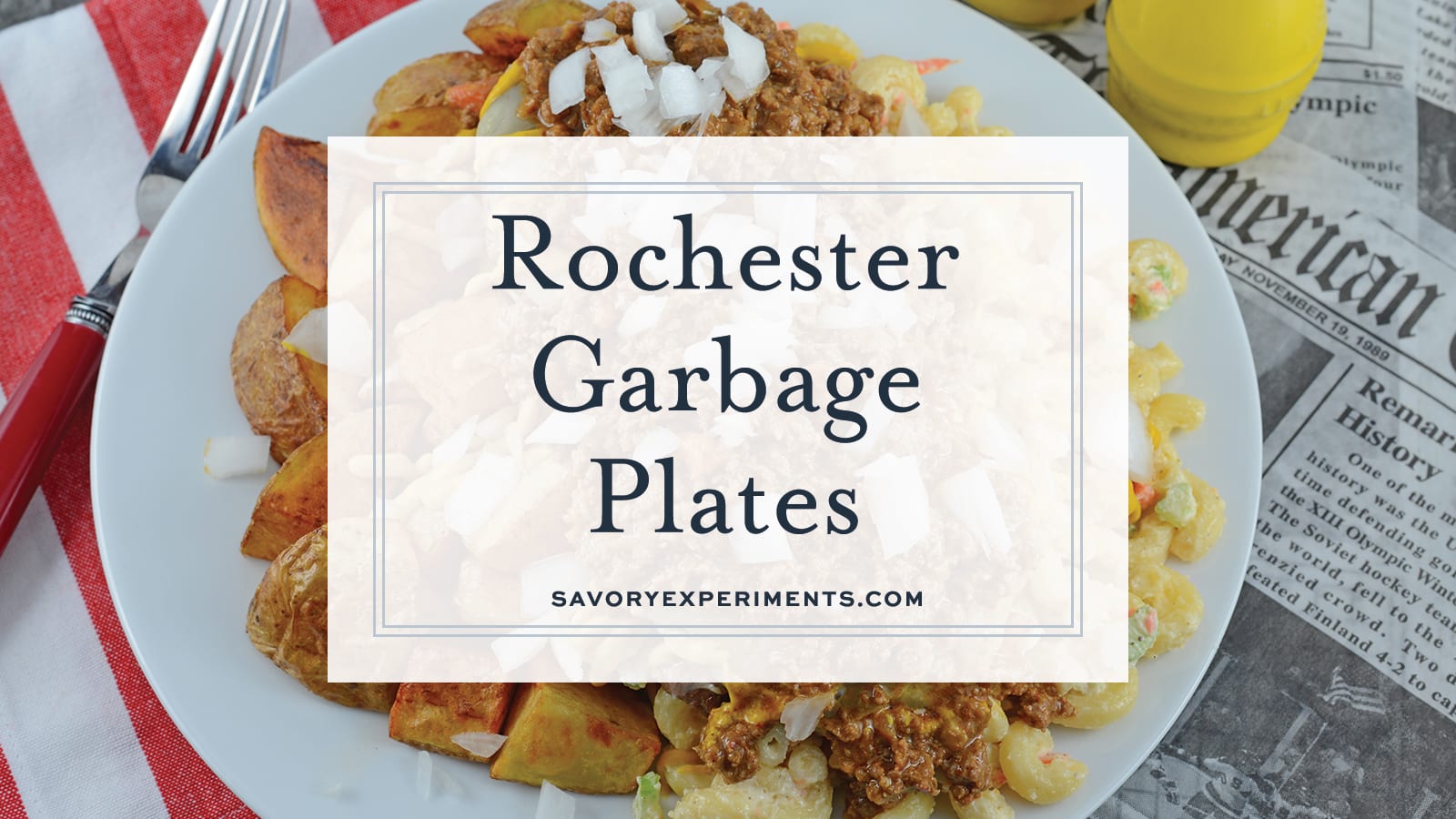 Rochester mascot changes to Garbage Plates for a day