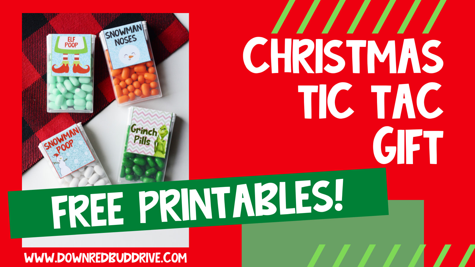 DIY Christmas Tic Tac Gift