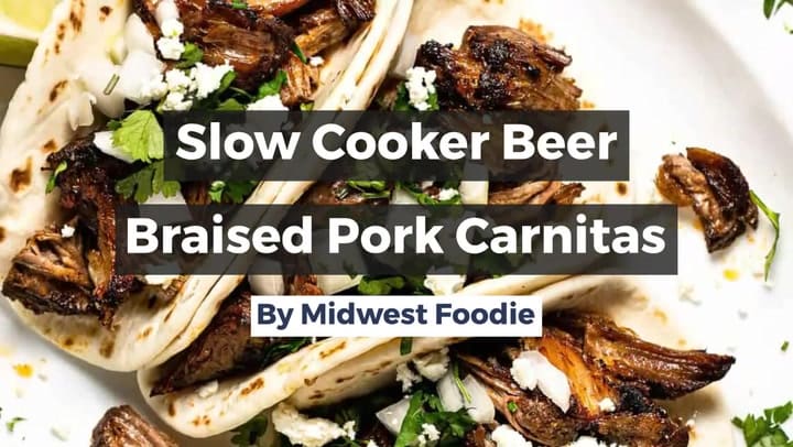 Pork shoulder slow deals cooker beer