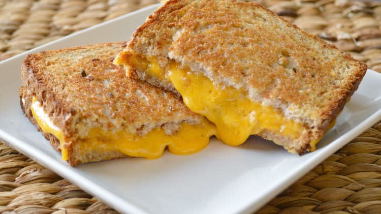Toaster Oven Grilled Cheese - Inspirational Momma