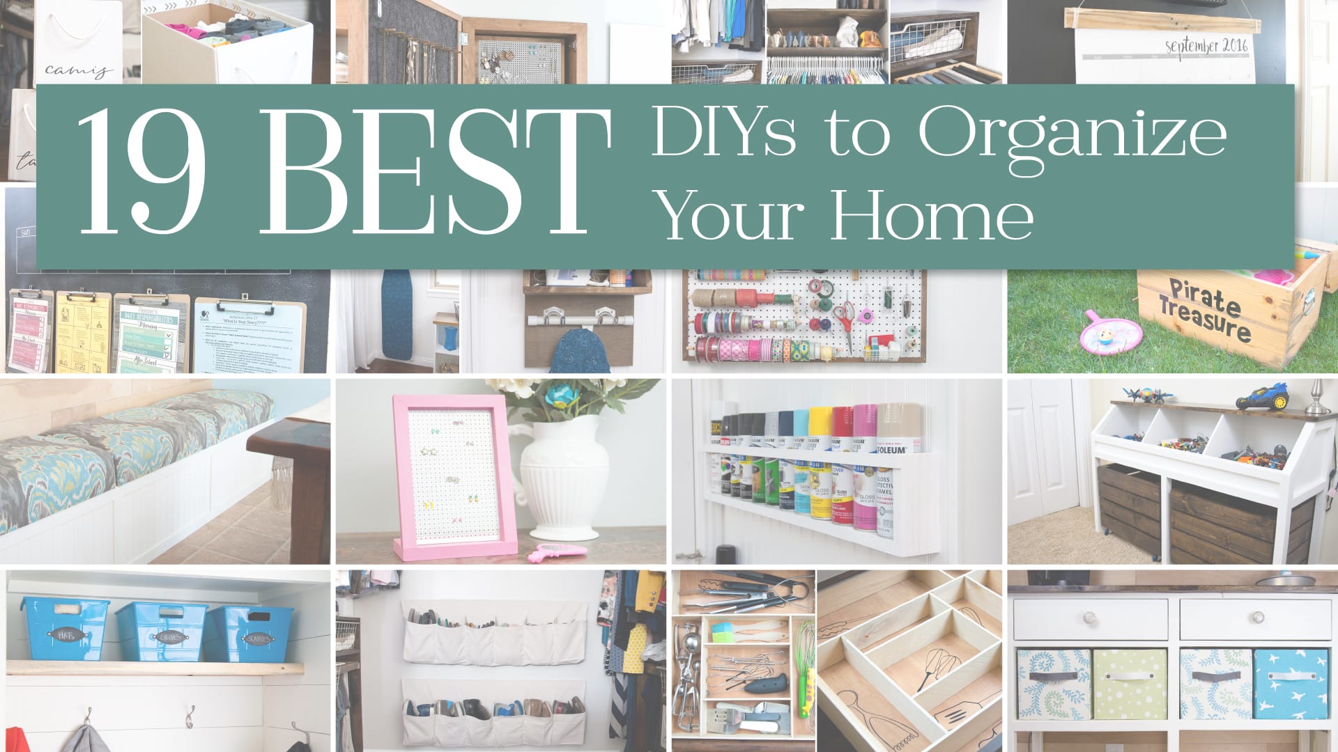 DIYs to Organize the Home - Houseful of Handmade