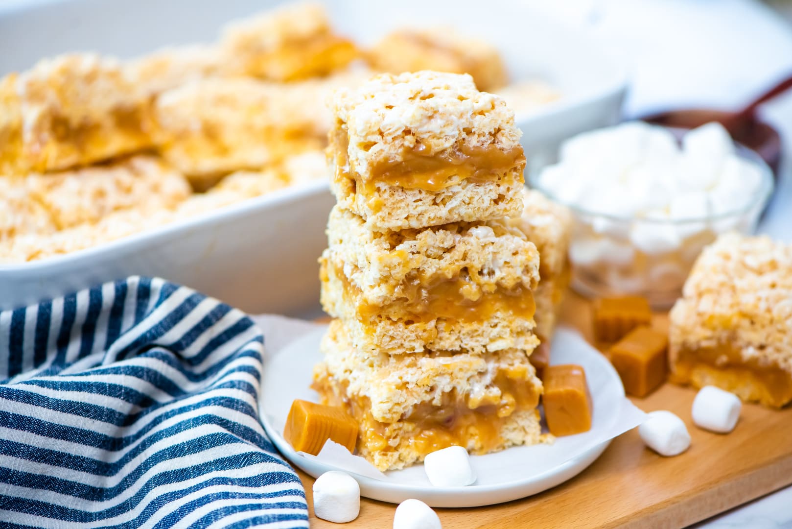 Chewy, Gooey Golden Rice Krispie Treats - Once Upon a Chef