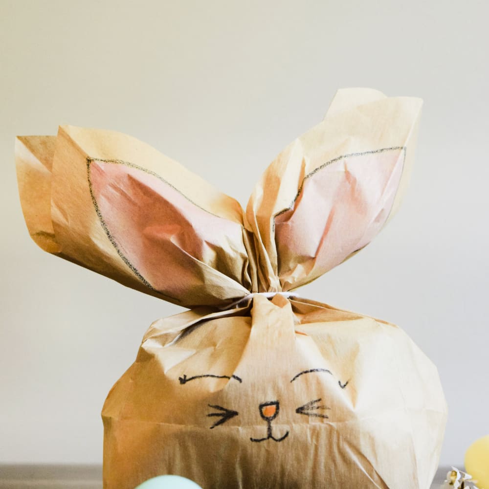 Paper Bag Bunny Craft