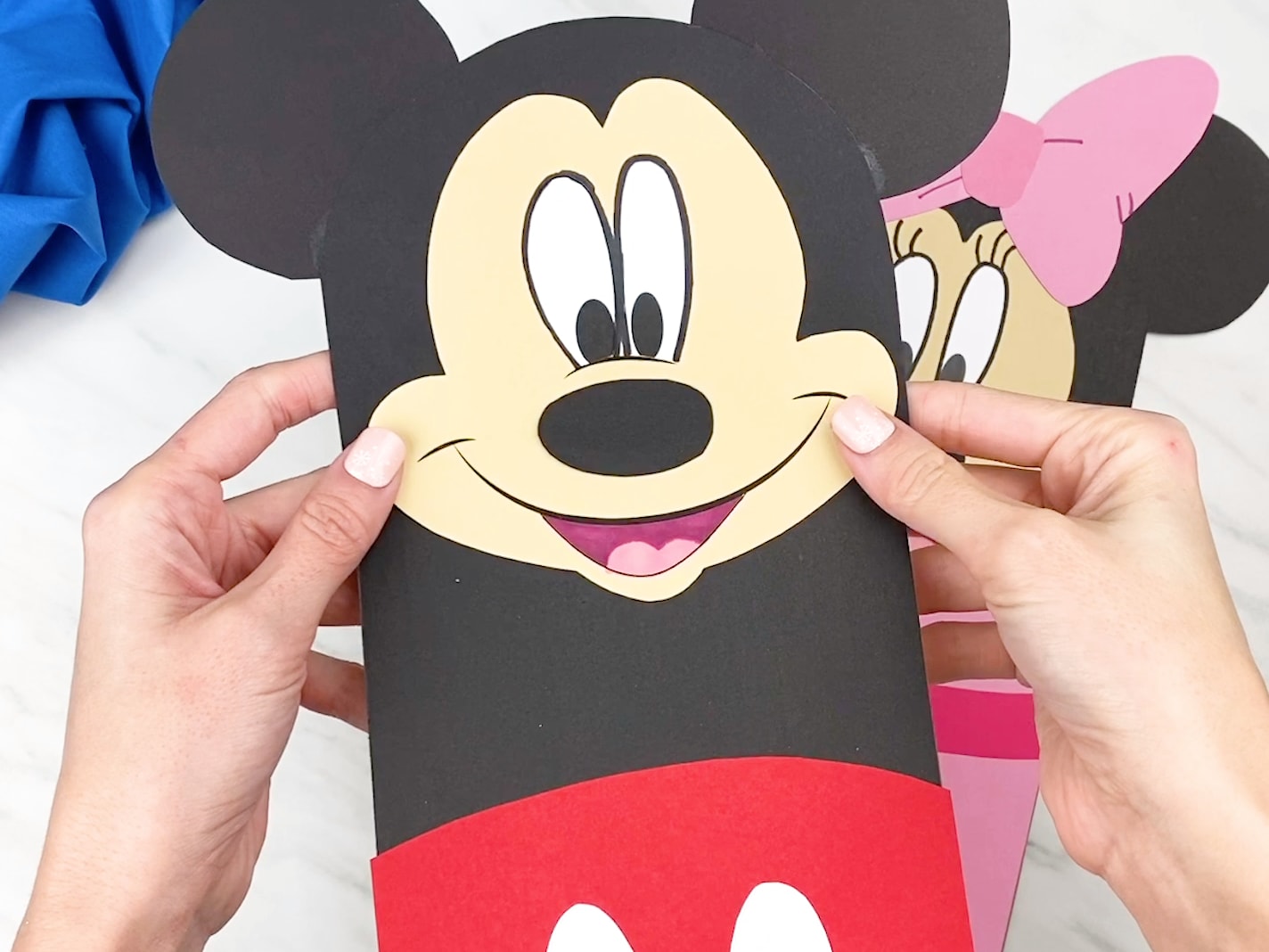 Mickey mouse paper bag shop