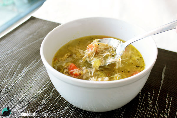 Instant Pot Chicken Soup (Whole Chicken) - One Happy Housewife