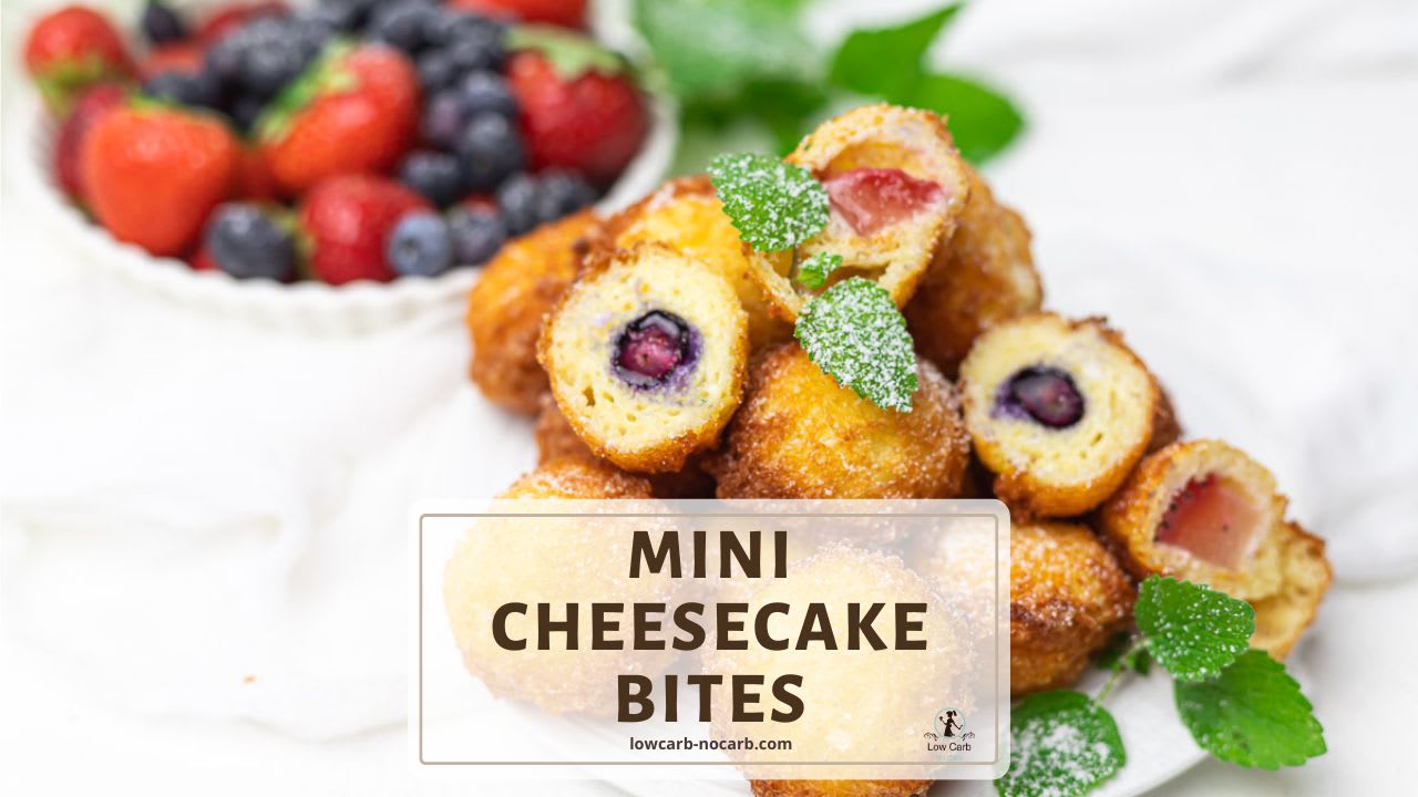 Mini Cheesecake Bites • Kroll's Korner