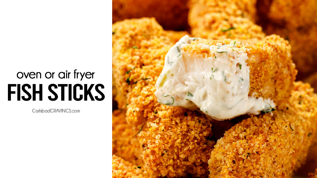 Air Fryer} Fish Sticks - Craving Home Cooked