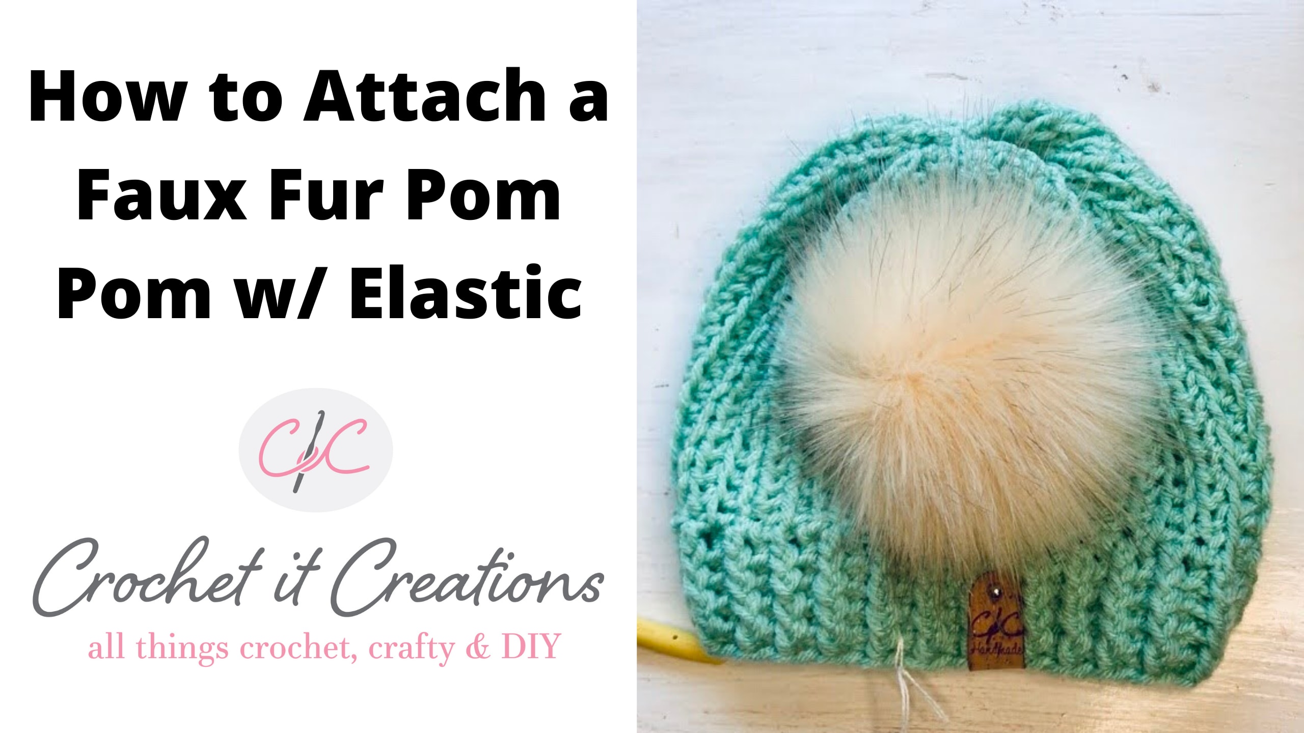 How to Make a Fur Pom Pom for Less than a Dollar - Crochet Dreamz