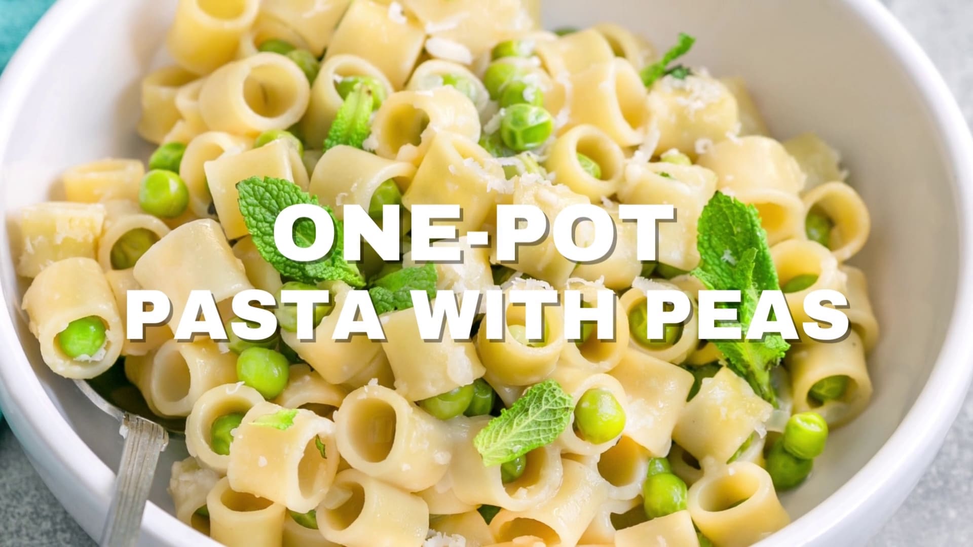 Creamy One-Pot Pasta with Peas and Mint Recipe