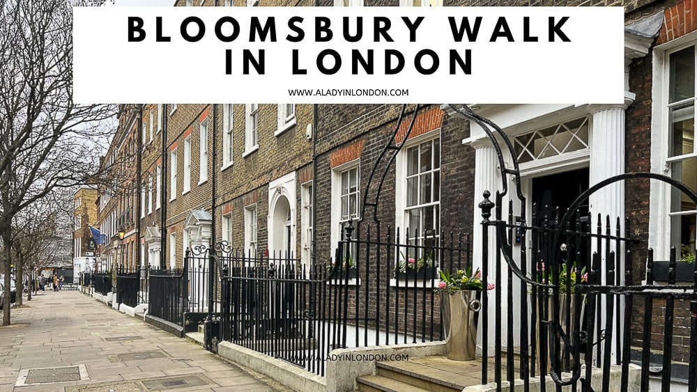 Bloomsbury Walk Map - FREE Self-Guided Bloomsbury Walking