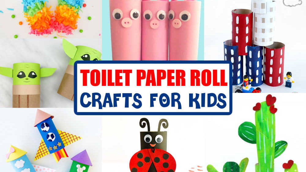 Toilet Paper Roll Crafts For Kids - Made with HAPPY