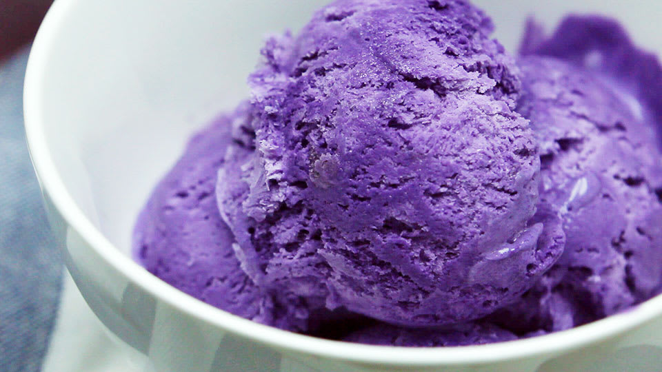 Purple yam store ice cream