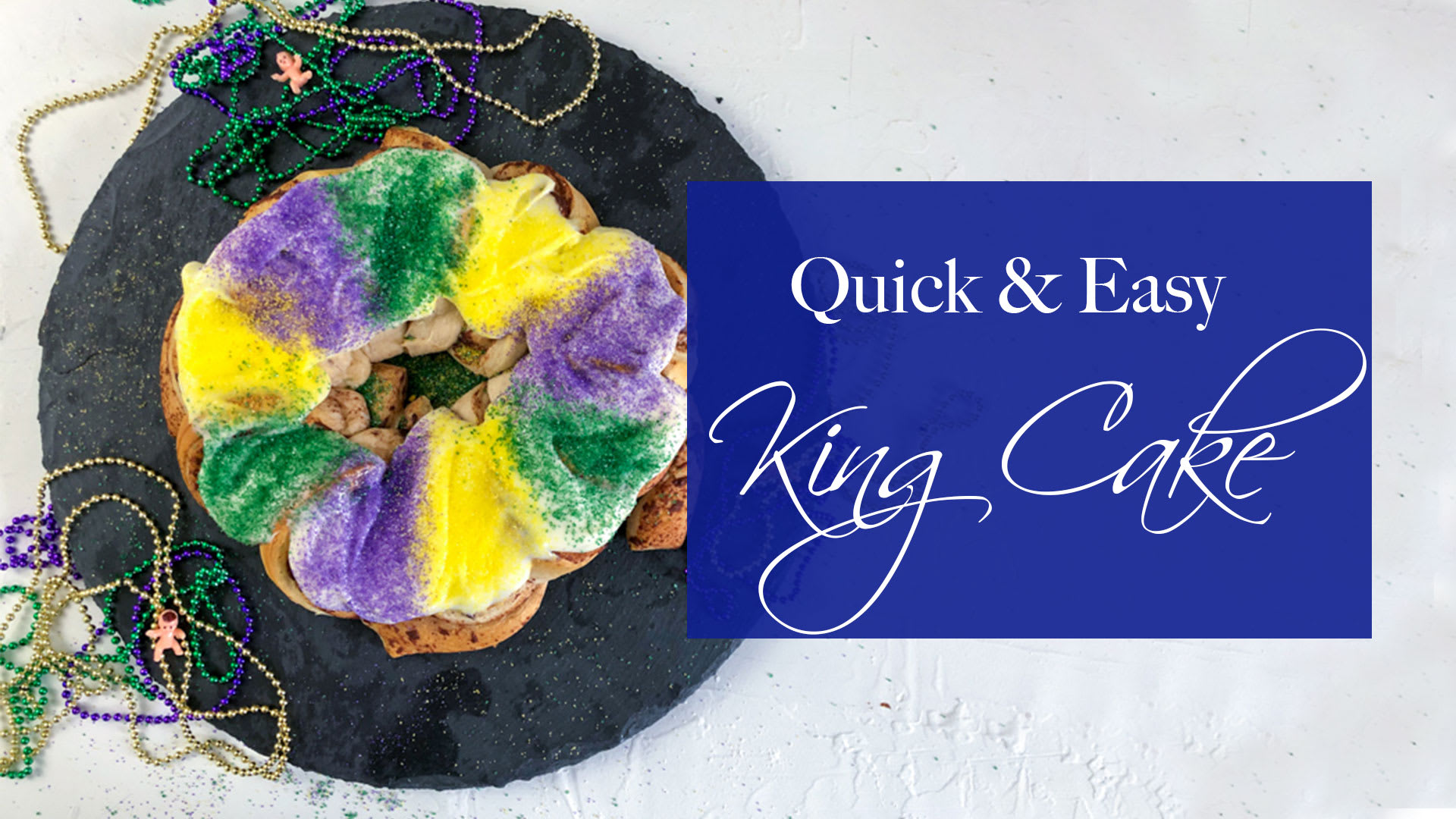 Mini King Cakes - Southern Cast Iron